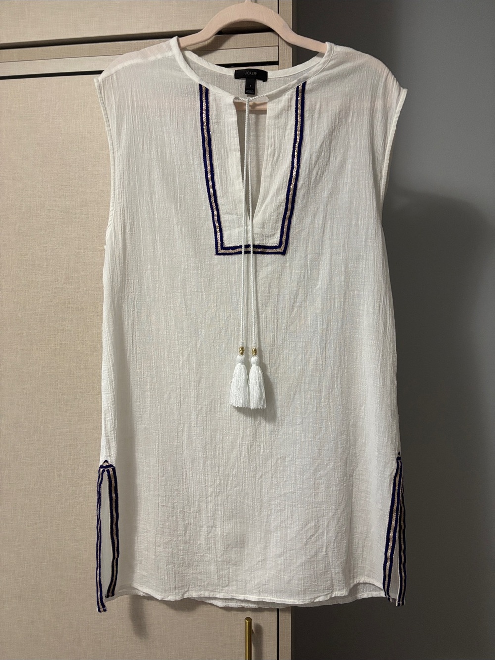 JCrew swim gauzy cover up size S